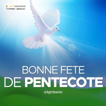 Bonne célébration de la Pentecôte à tous !